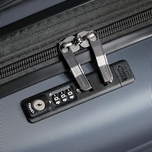 DELSEY PARIS Cruise 3.0 Hardside Expandable Luggage with Spinner Wheels, Graphite, 2 Piece Set (20/28)