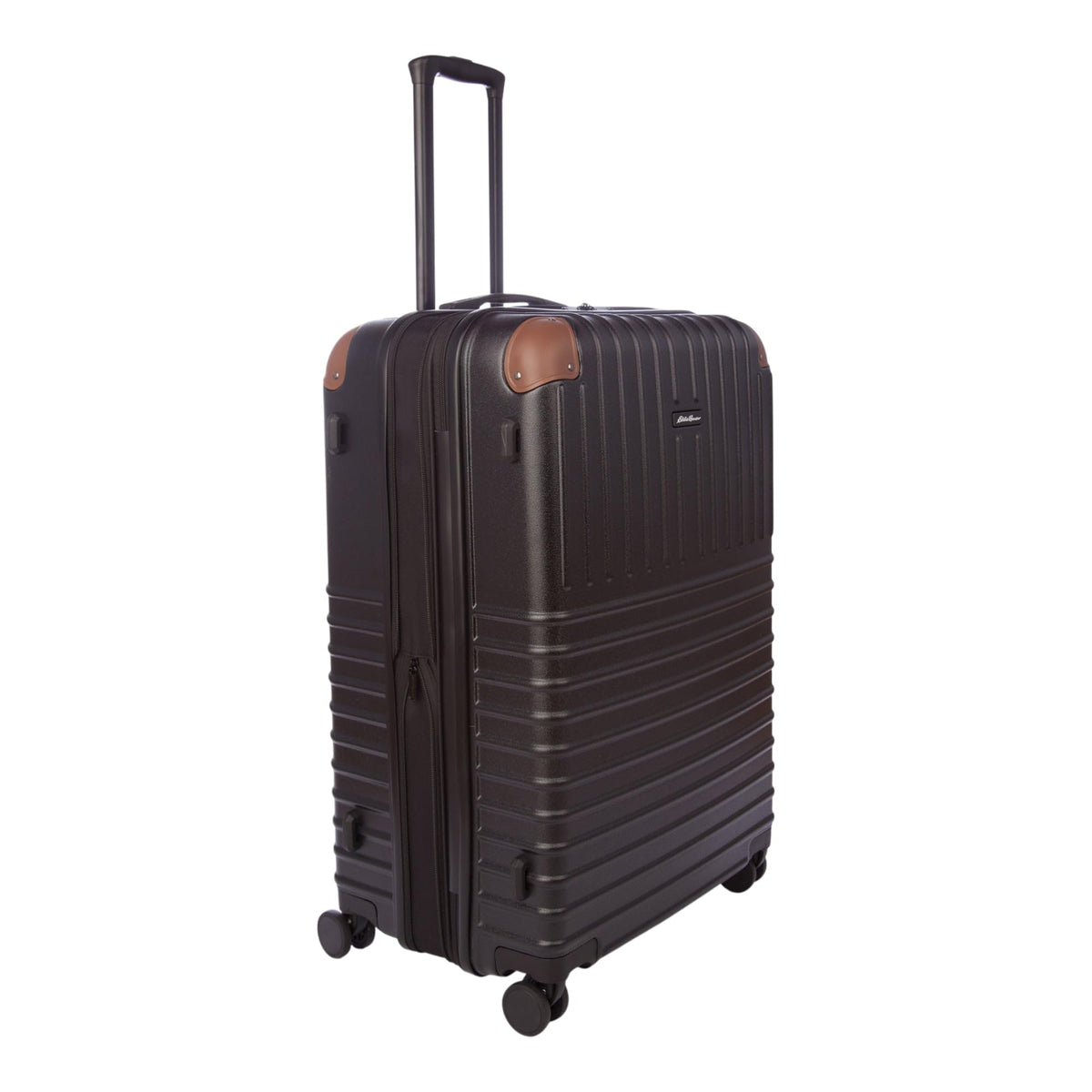 Eddie Bauer Strata Luggage | Hardside | Spinner Wheels | Expandable | Lightweight | Travel Essentials, Black, 30" (Check-In)
