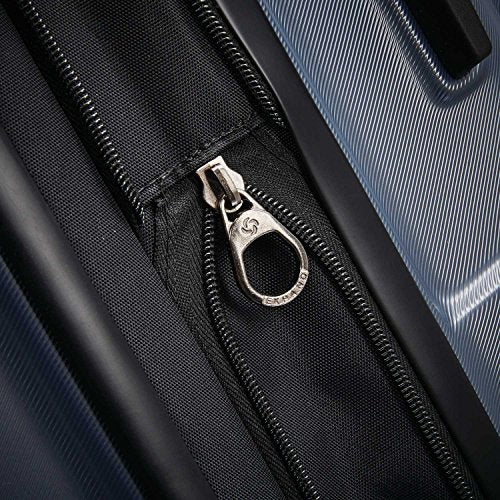 Samsonite Centric Hardside Expandable Luggage with Spinner Wheels, Blue Slate, Checked-Large 28-Inch