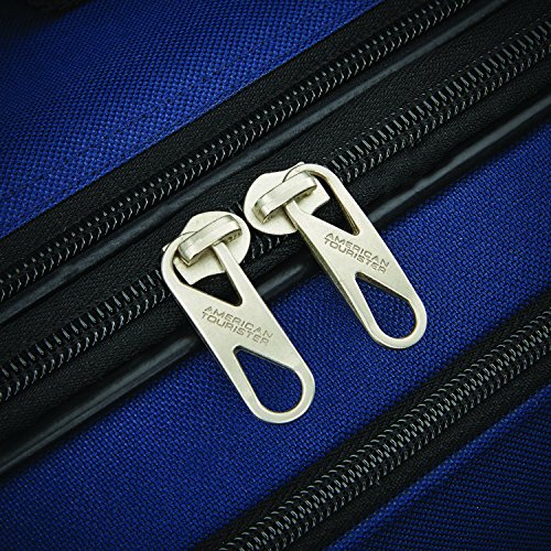 American Tourister Fieldbrook XLT Softside Upright Luggage, Navy, 3-Piece Set (BB/21/25)
