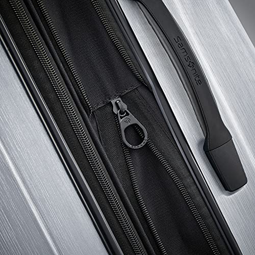 Samsonite Centric 2 Hardside Expandable Luggage with Spinner Wheels, Silver, 2-Piece Set (20/24)