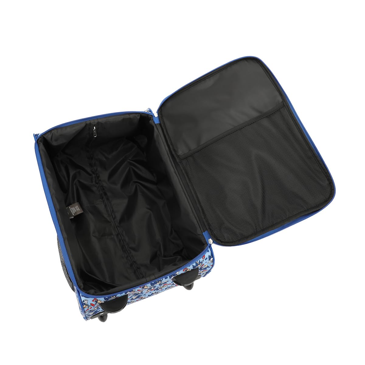 Bioworld Sonic The Hedgehog Thumbs Up Blue 18" Soft-Sided Luggage