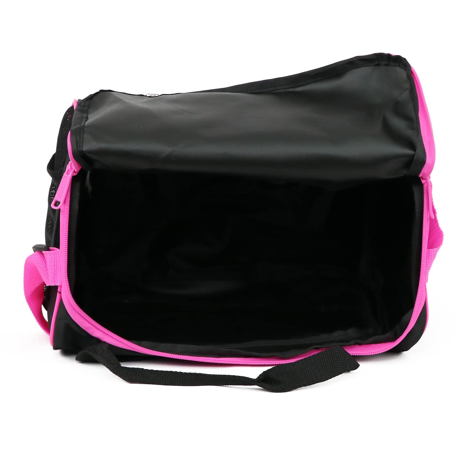 PUMA Kids' Evercat Transformation Duffel (One-Size, Black/Bright Pink)