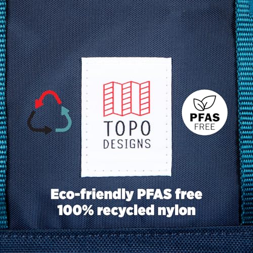 Topo Designs Global Travel Roller Bag Suitcase, Carry-On Friendly, 3 Carry Options, Smooth Heavy Duty Wheels, Telescoping Handle, Designed in Denver CO USA, PFAS Free (Olive/Olive)