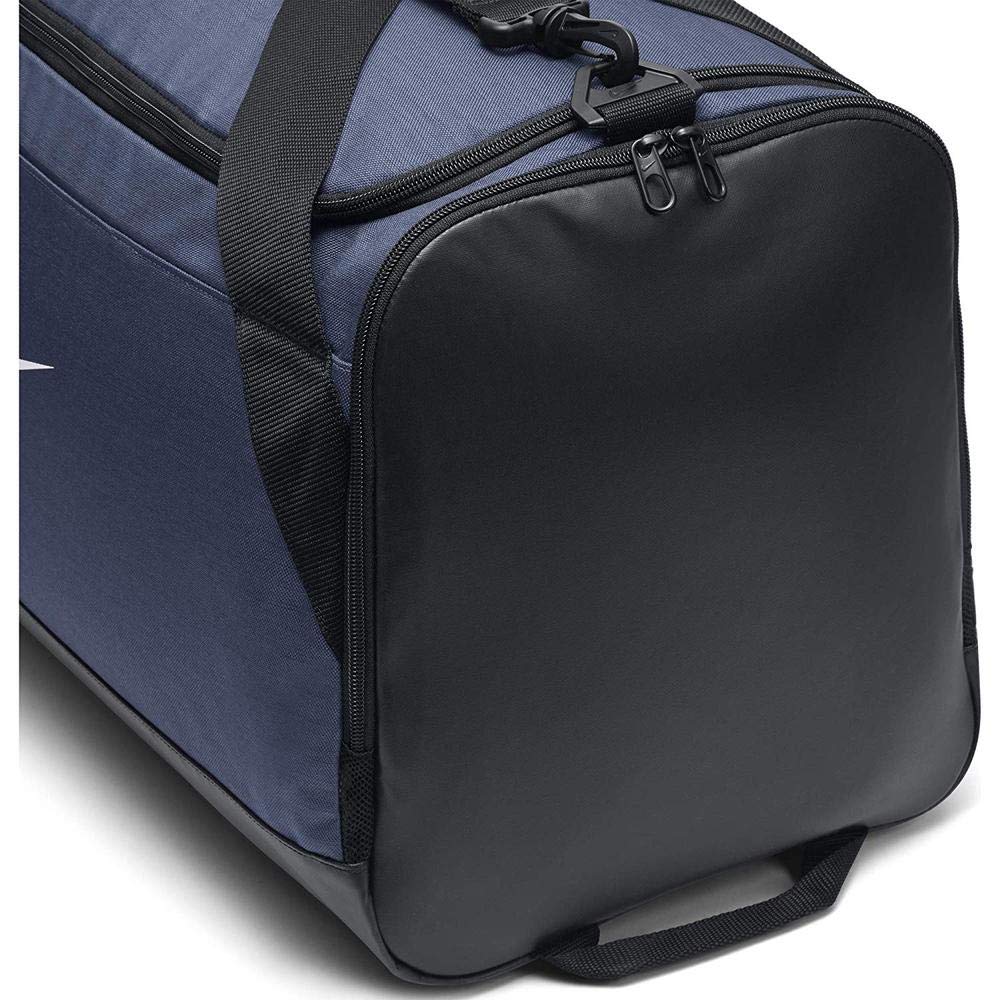 NIKE Brasilia Training Duffel Bag, Midnight Navy/Black/White, Medium