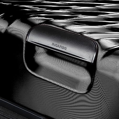Ricardo Melrose Hardside 2-Piece Set (20" and 25") with FREE Travel Kit (Black)