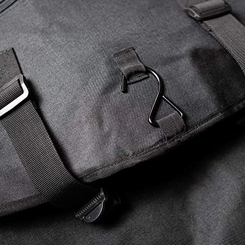 SAY HO UM Trifold 66 Inch Women Travel Garment Bag With 7 pockets | Extra Long Wedding Dress, Formal, Evening, Ball Gown | Hanging, Breathable, Foldable | Full Length Traveling Carry On for Clothes