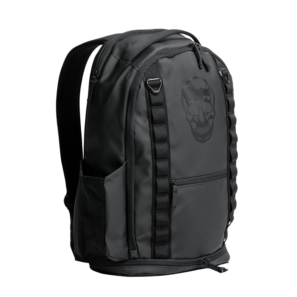 Gymreapers Gravestone 21L Backpack Travel Gym Bag Water-Resistant Lightweight Laptop Sleeve Carry On Luggage for Men & Women (Onyx)