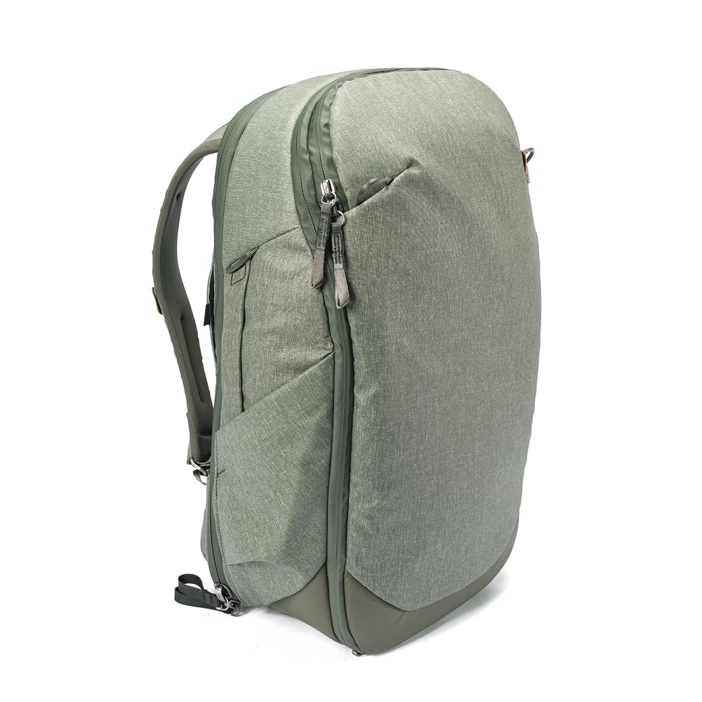 Peak Design Travel Backpack 30L, Sage, Expandable 27-33L Design, Rear and Top Access, Weatherproof Shell, Laptop Sleeve, Ideal for Travel or Everyday Carry, Versatile Backpack for Men and Women