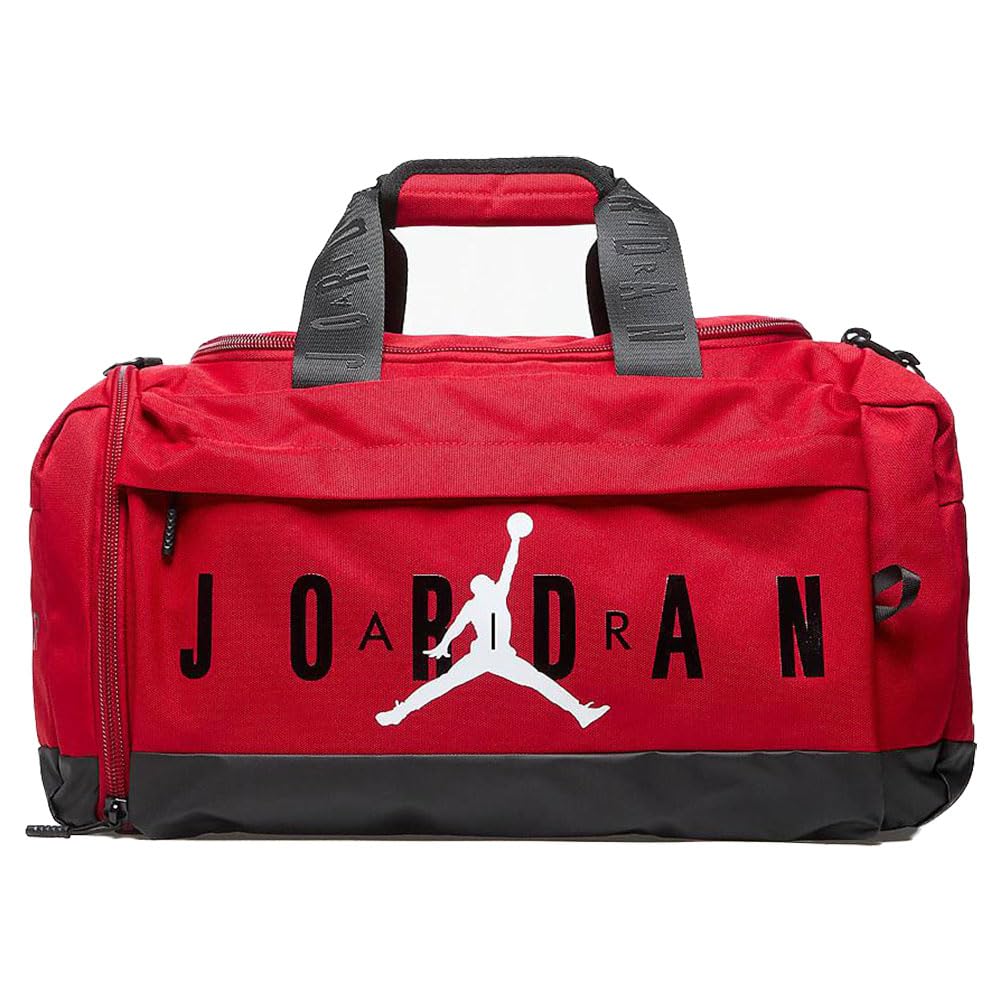 Jordan Red Duffel Bag SM0920 R78, Red, 43 cm x 32 cm x 23 cm