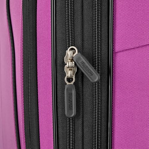 American Tourister 4 KIX 3.0 Checked-Medium 24-Inch Spinner, Hyper Violet