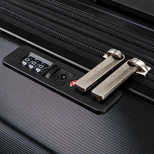 Ricardo Melrose Hardside 2-Piece Set (20" and 25") with FREE Travel Kit (Black)