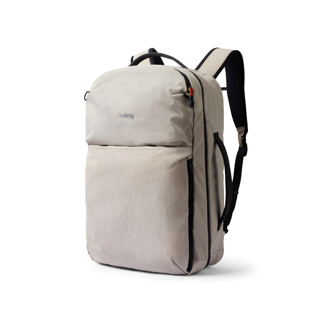 Bellroy Lite Travel Pack 30L (carry-on backpack, travel backpack for international travelers, with laptop pocket, interior packing cells and tuck-away shoulder straps) - Ash