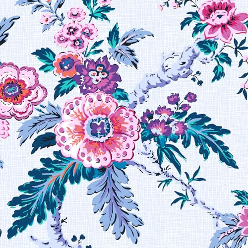 Cotton Large Travel Backpack Travel Bag, Magnifique Floral, One Size