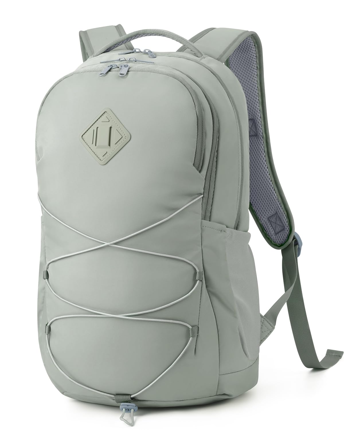 WANDF 15.6-Inch Laptop Backpack for Women, Travel Backpack Water-Resistant Lightweight College Backpack for Work Casual Business Weekender (Green)