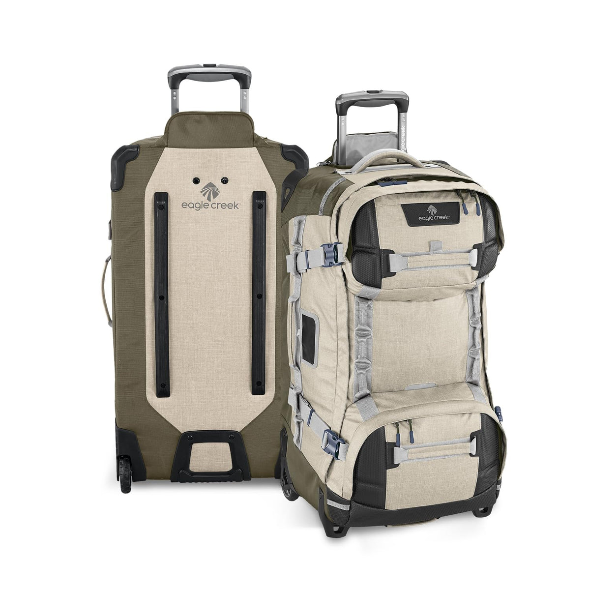eagle creek ORV 30" 2-Wheel Trunk - Rugged Large Suitcase with Wheels and Handle, Multi-Point Grab Handles, Internal Organization & Wet/Dry Compartment, Natural Stone