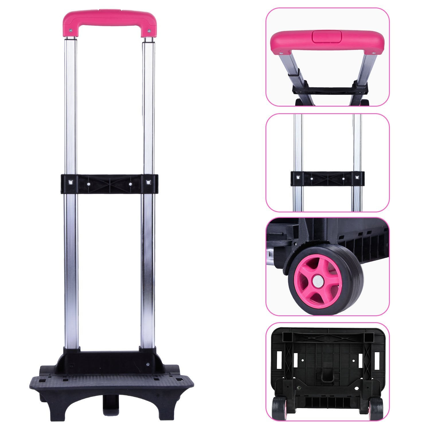 Rolling Backpack for Girls， Fanspack Wheeled Backpack for Girls Backpack with Wheels Rolling Backpack for School