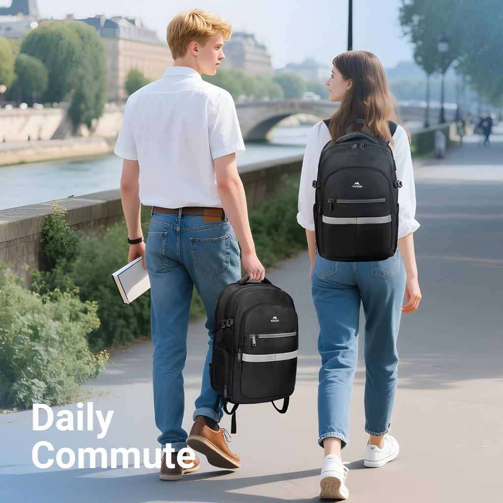 MATEIN Anti Theft Personal Item Backpack, Underseat Travel Backpack with Shoe Compartment Detachable, TSA Luggage Bag for Spirit Airlines Weekend Trip Backpacks for Men Women Fit 15.6" Laptop
