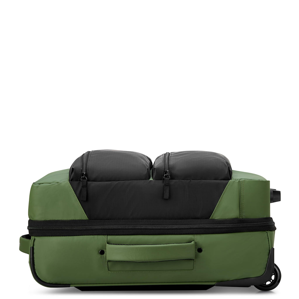 Jeep JS006B Two Wheel Rolling Travel Duffle Bag, Elm Green, 27 Inch