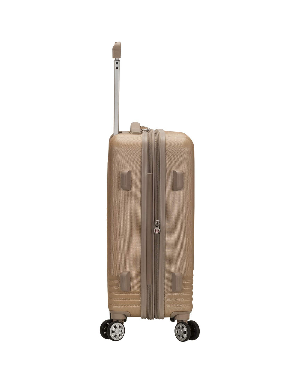 Rockland Star Trail Hardside Spinner Wheel Luggage, Champagne, Carry-On 20-Inch