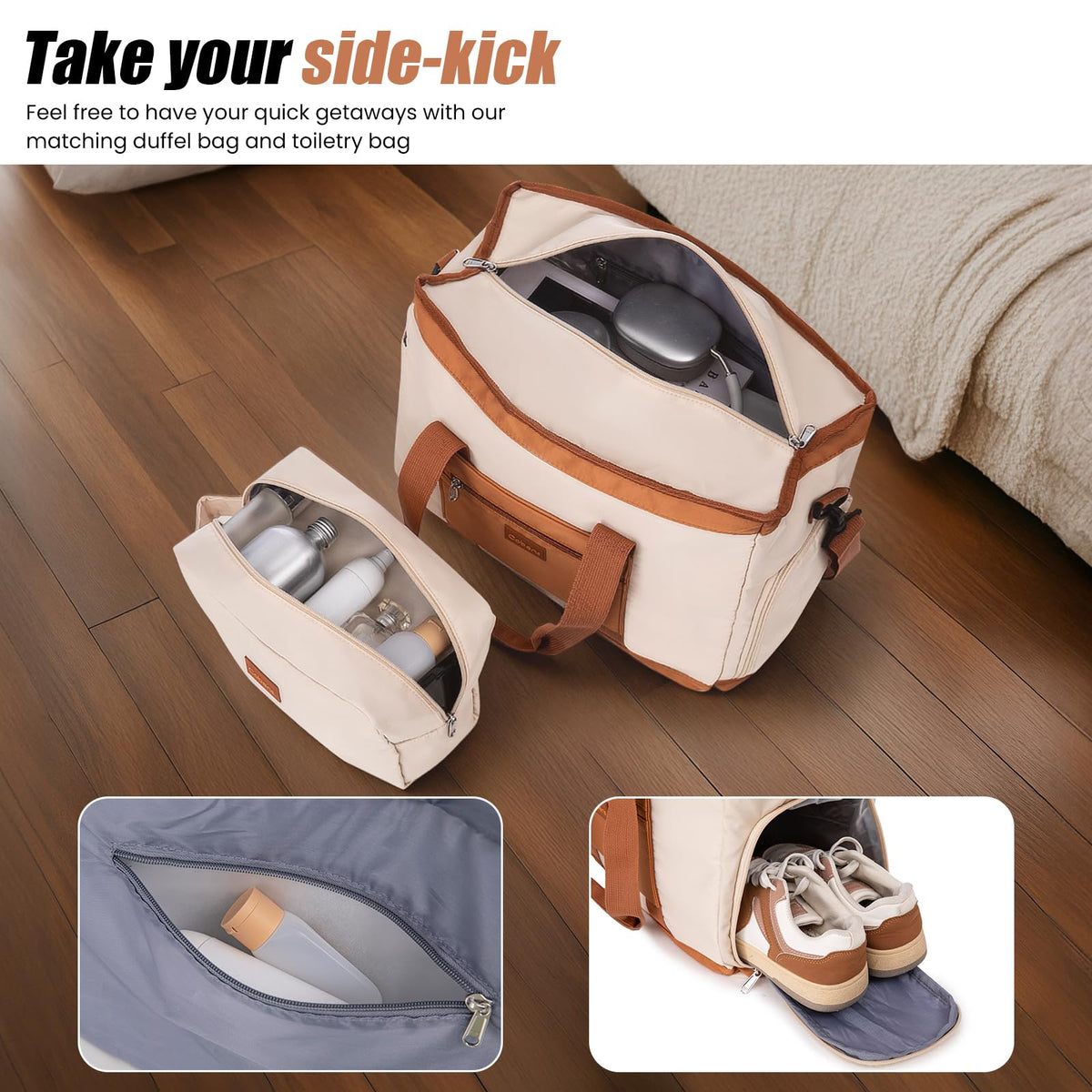 Cobens Expandable Luggage Sets 5 Piece with Detachable Spinner Wheels and TSA Lock,ABS Hard Case Suitcases with Wheels,Carry On Luggage Set