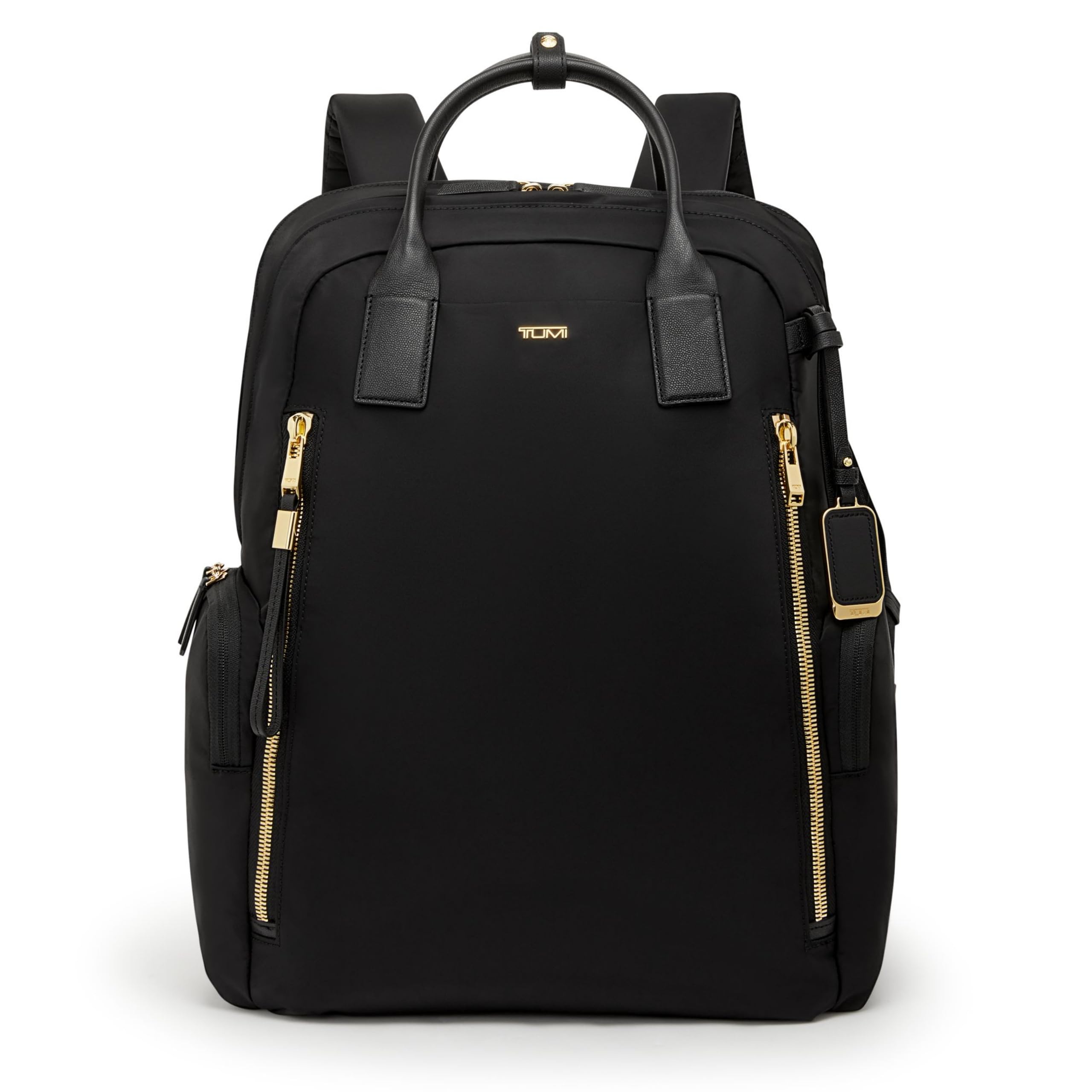 TUMI - Voyageur Atlanta Backpack - Travel Backpack for Women - For Business, Commute - Holds Up to 17" Laptop - Black - Gold Hardware