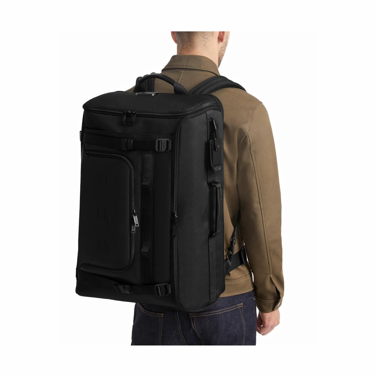 TUMI - Alpha Bravo Endurance Backpack - Large Travel Laptop Backpack - 22.0" X 14.0" X 8.5" - For 17" Laptop - Midnight Navy/Khaki