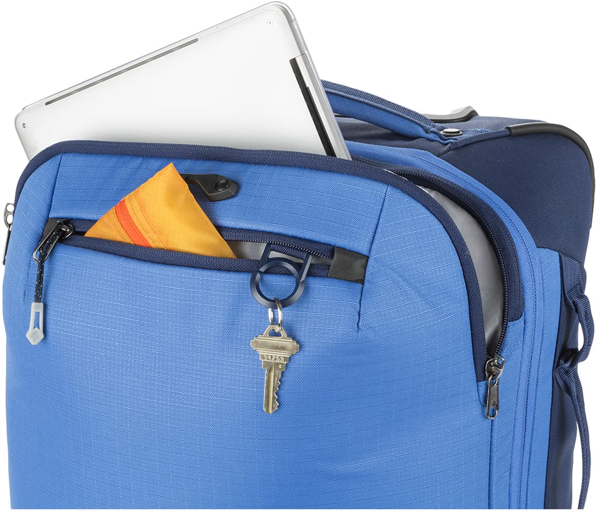 eagle creek Expanse Carry On Suitcase with Wheels, Telescoping Handle, Lockable Zippers, Expandable Main Compartment, Internal Organization/Compression, Black (New) - 35L/21.5"