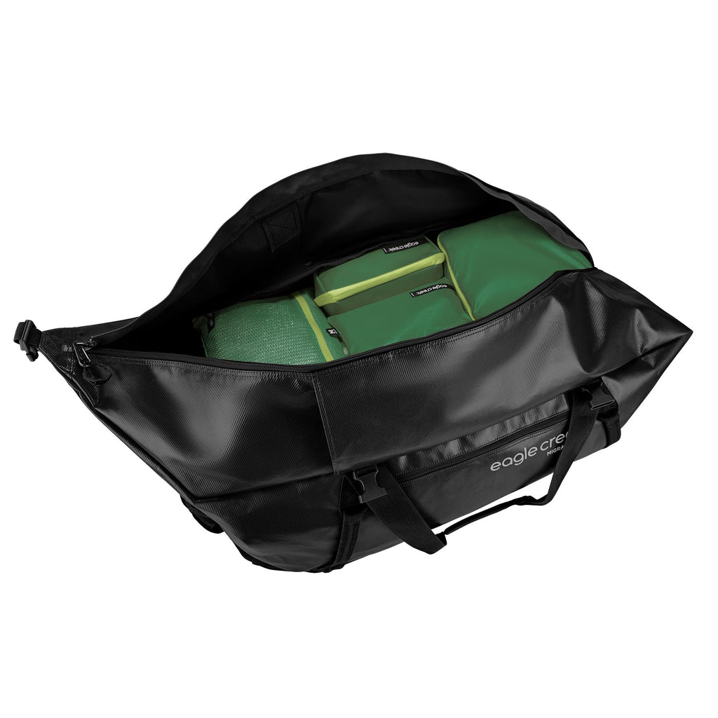 Eagle Creek Migrate 130L Wheeled Duffel Bag – Durable, Weather-Resistant Travel Duffel with Smooth Wheels - Multiple Carry Options for Easy Transport - Midnight Black
