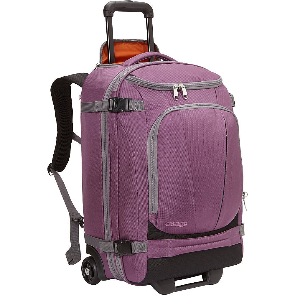 eBags Mother Lode rolling weekender in Eggplant