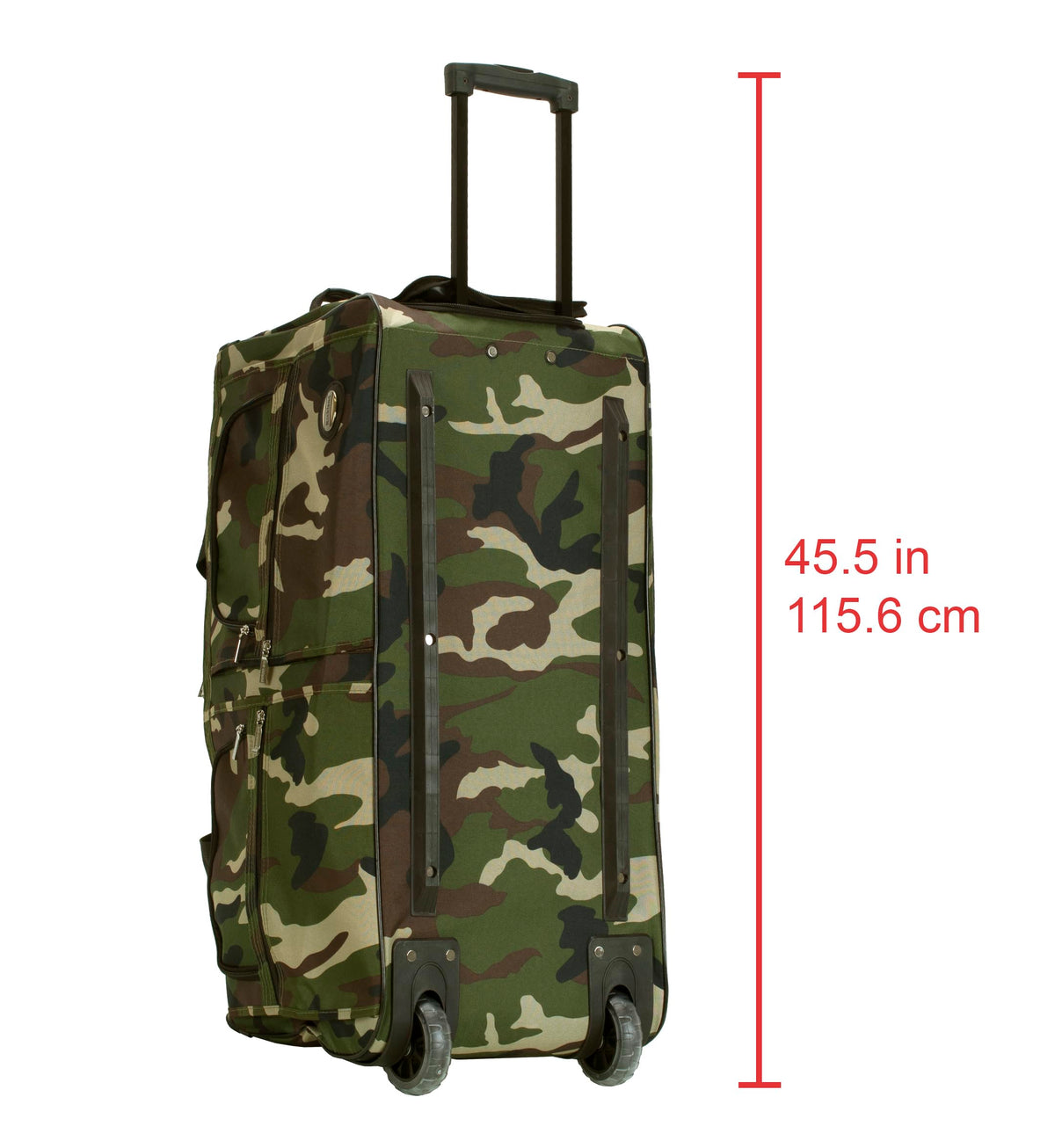 Rockland Rolling Duffel Bag, Camouflage, 36"