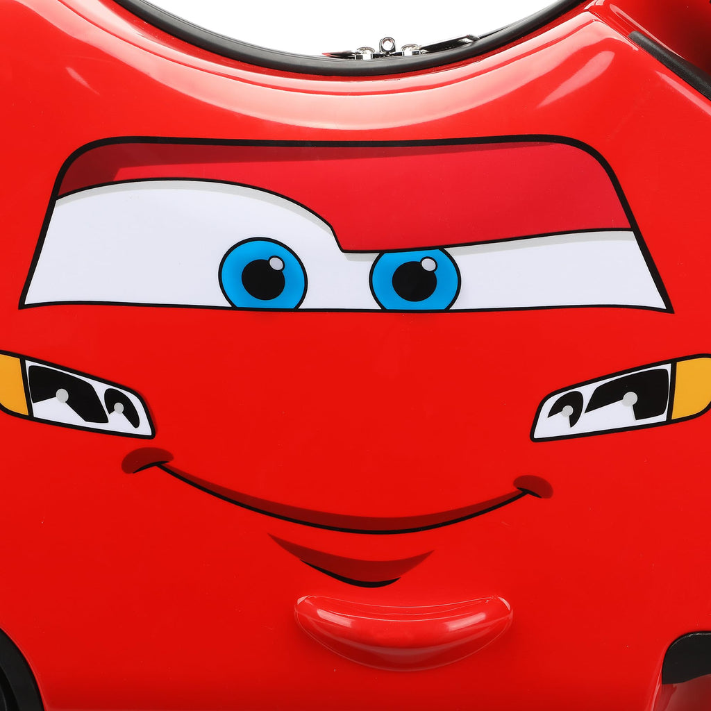 Disney's Cars Lightning McQueen Ride-On 18" Suitcase For Kids & Toddlers