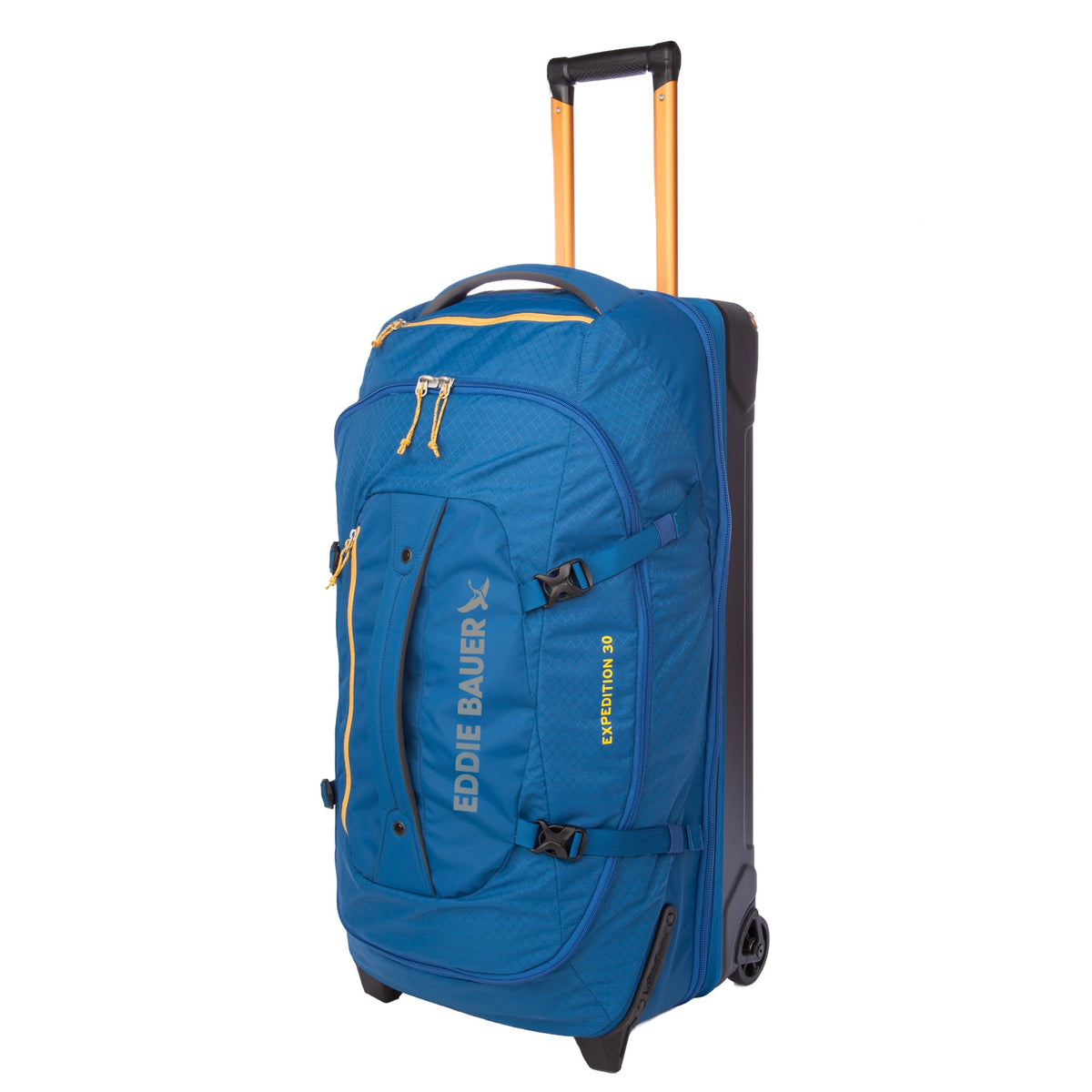 Eddie Bauer Expedition Rolling Duffel Bag with Wheels | Travel | Check-In | Luggage | Rugged | Durable - True Blue, 30"