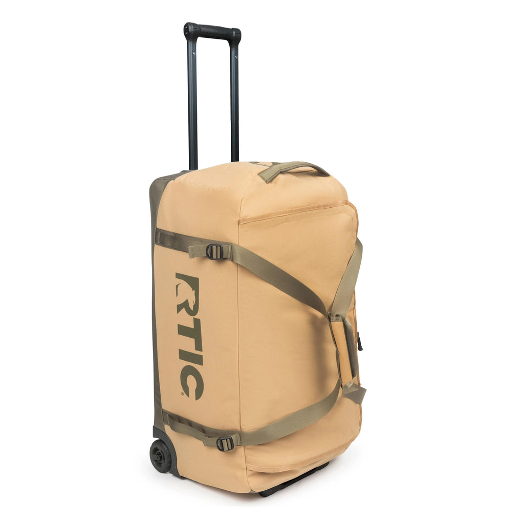 RTIC Road Trip Rolling Duffle Bag with Wheels for Men and Women, Traveling Tote for Camp, Travel, Gym, Weekender, Camping, Overnight Carry On, Sports, Spacious, Water Resistant, Large, Trailblazer