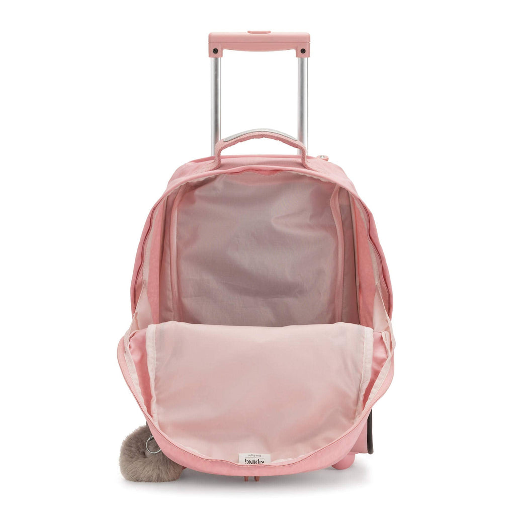 Kipling Sanaa Large Rolling Backpack Bridal Rose