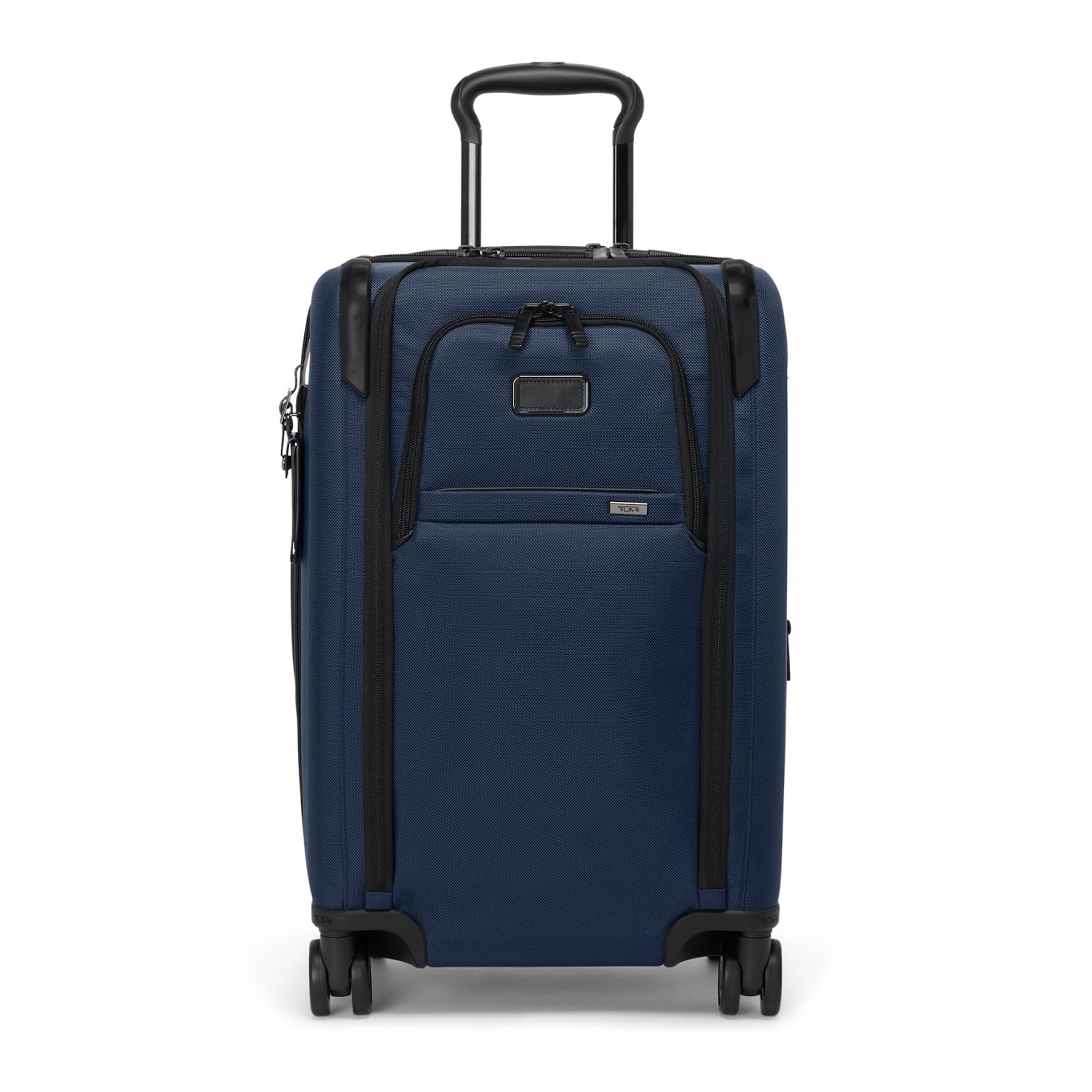 TUMI - Alpha Dual Access 4-Wheeled Carry-On - Expandable, Durable and Lightweight Luggage - Navy