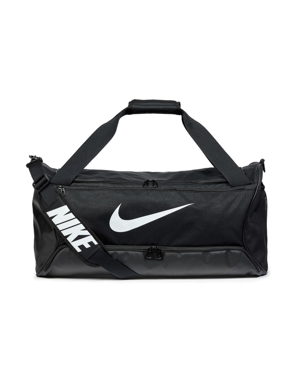 Nike Unisex Brasilia 9.5 Training Duffel Bag (Medium, 60L), Black/Black/White, MISC