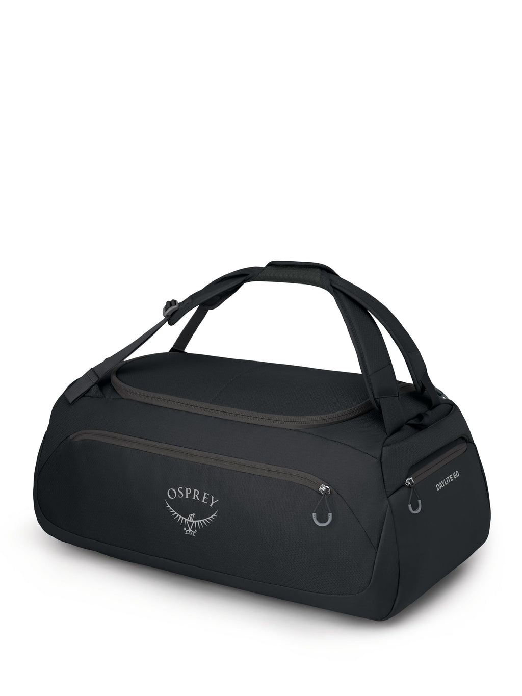 Osprey Daylite 60L Duffel Backpack - Convertible Everyday Duffel Bag for Gym, Commute, and Travel, Black