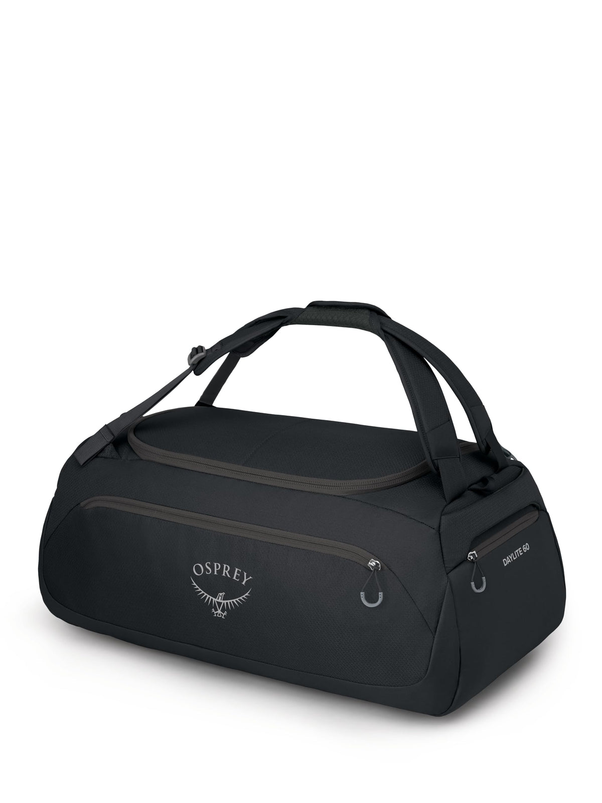 Osprey Daylite 60L Duffel Backpack - Convertible Everyday Duffel Bag for Gym, Commute, and Travel, Black