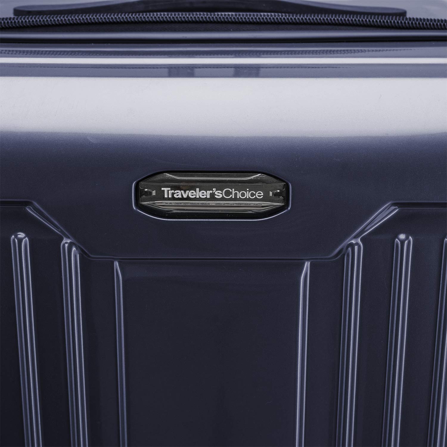 Traveler's Choice Ultimax II Polycarbonate Hardside Luggage with Spinner Wheels, Matte Navy, 31-Inch Large Trunk