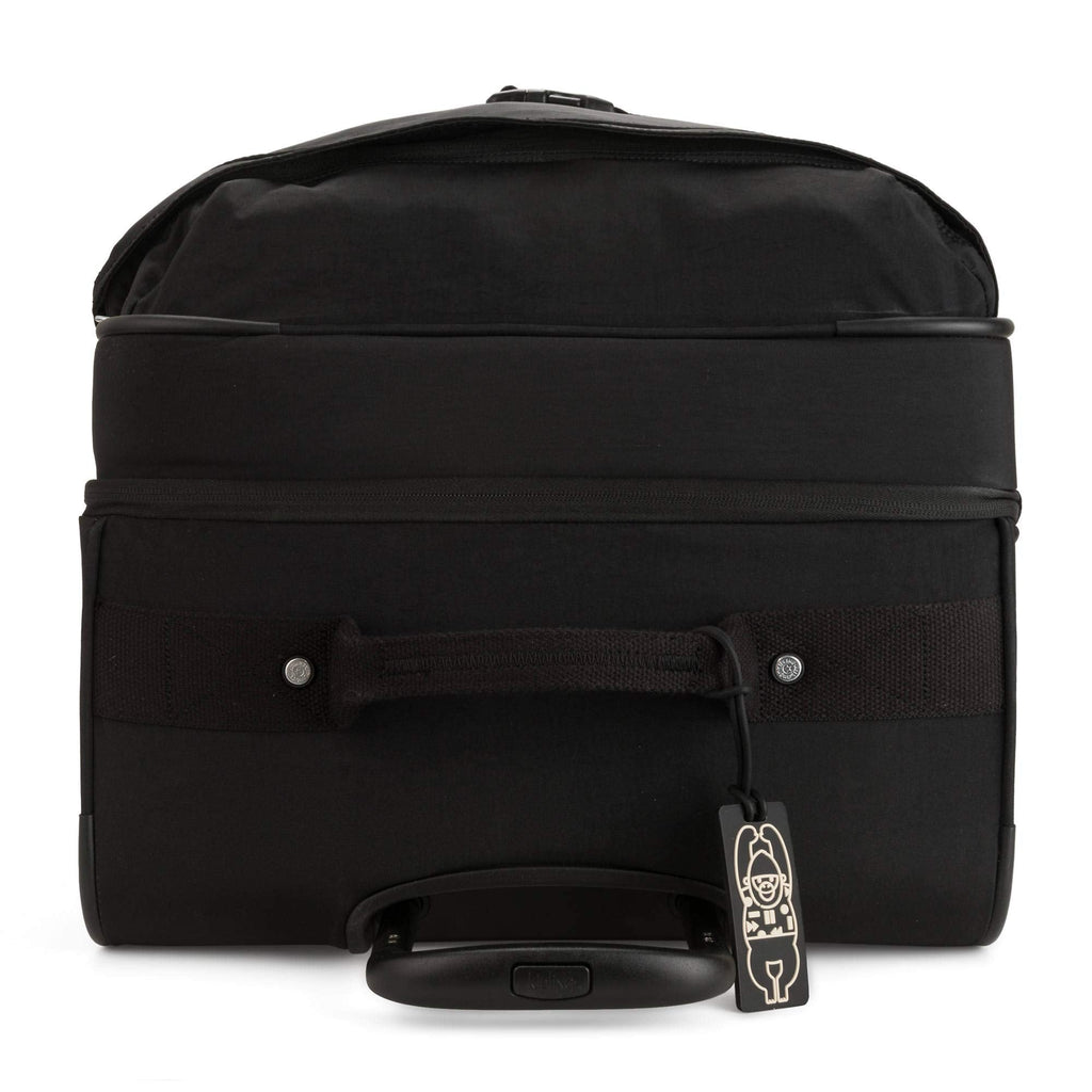 Kipling Spontaneous Softside Spinner Wheel Luggage, Integrated TSA Accepted Lock, Black Noir, Checked-Large,KI4193
