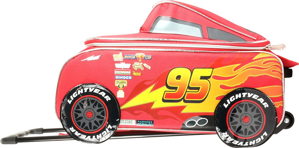 Pixar Cars 17 inches Lightning McQueen Shape Luggage