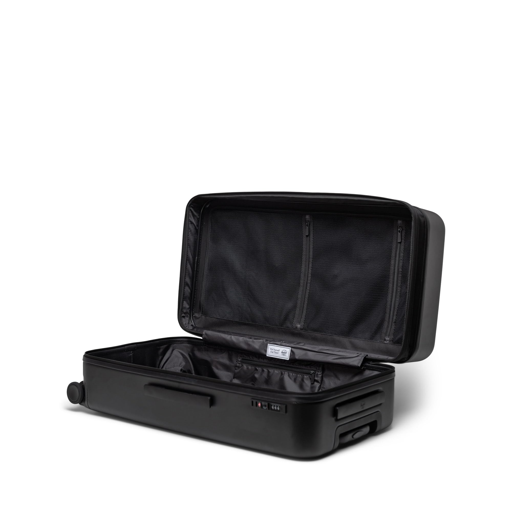 Herschel Supply Co. Heritage Hardshell Large Luggage EXP, Black, One Size