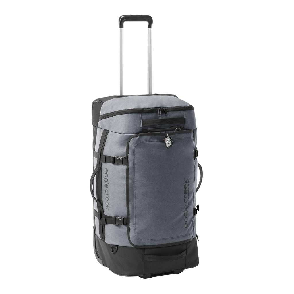 Eagle Creek Cargo Hauler XT Wheeled Duffel - Wheeled Backpack Duffel - Deployable Backpack Straps - Lockable U-Lid & Easy Access Compartment - 29" - Charcoal