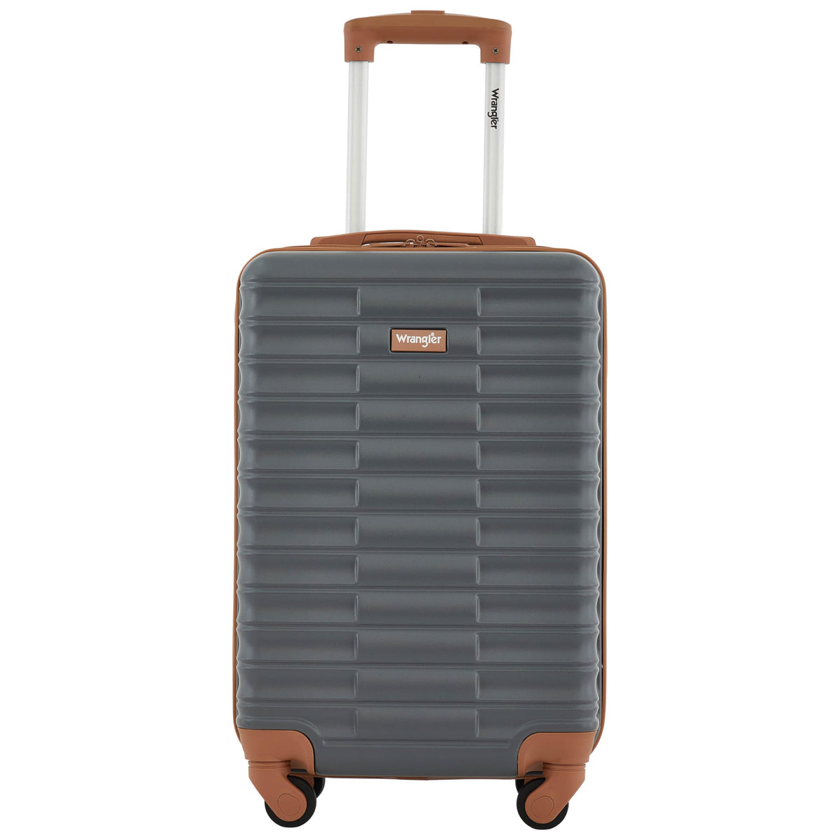 Wrangler 22" Outrider Hardside Carry-On Luggage, Lava Smoke