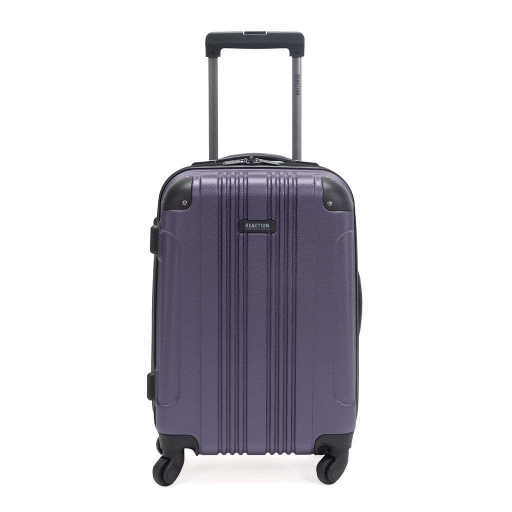 Kenneth Cole REACTION Out of Bounds Lightweight Hardshell 4-Wheel Spinner Luggage, Smokey Purple, 20-Inch Carry On