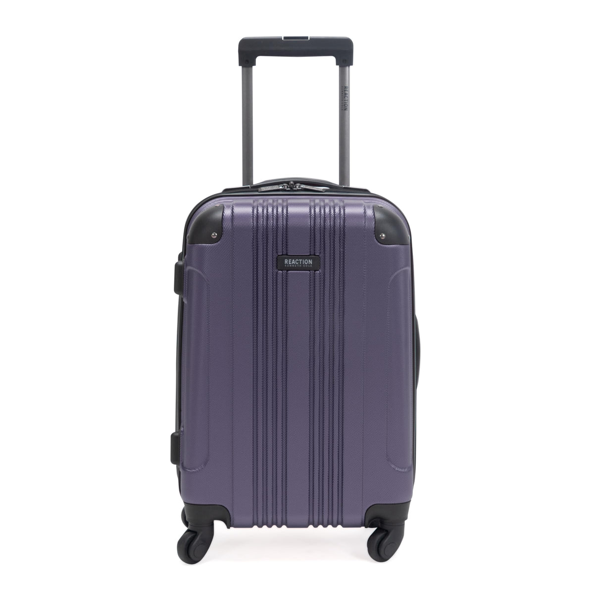 Kenneth Cole REACTION Out of Bounds Lightweight Hardshell 4-Wheel Spinner Luggage, Smokey Purple, 20-Inch Carry On