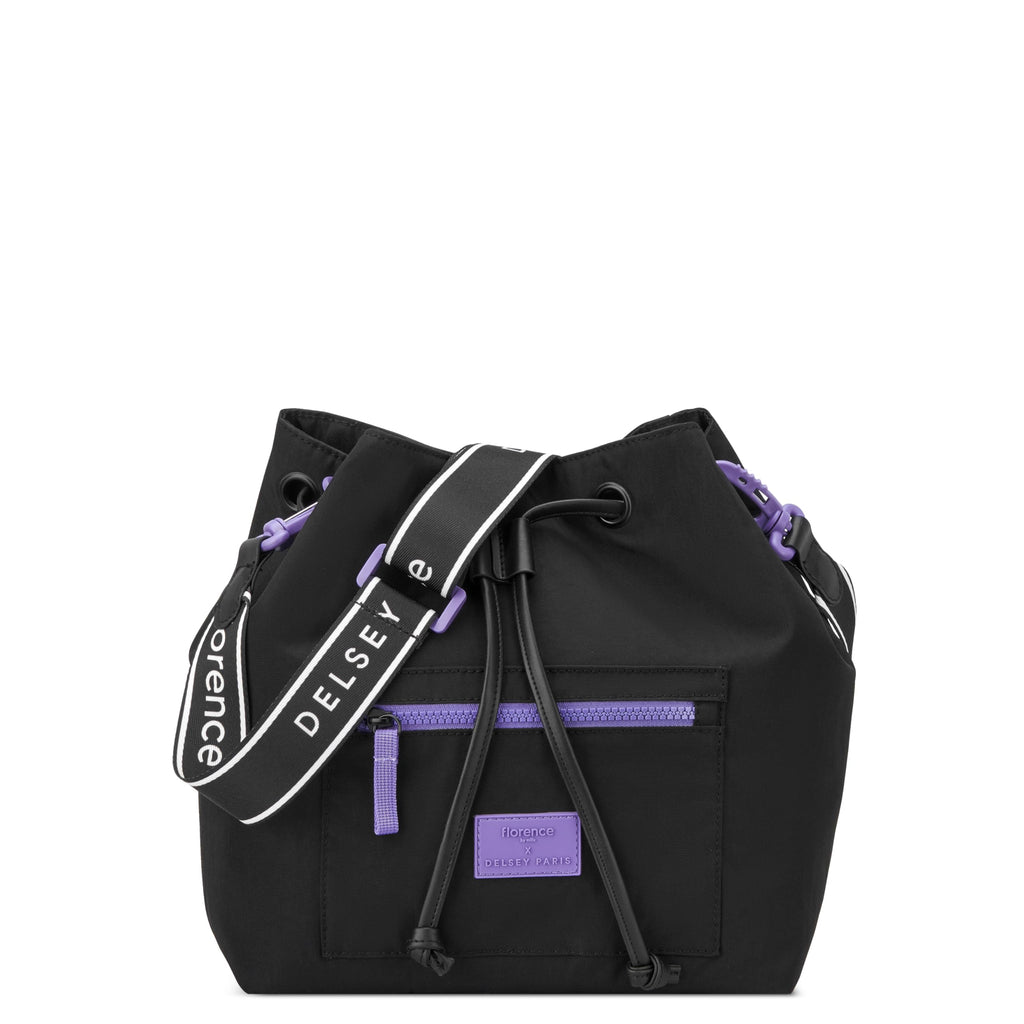 florence by mills Yours Truly Bucket Travel Bag, Black