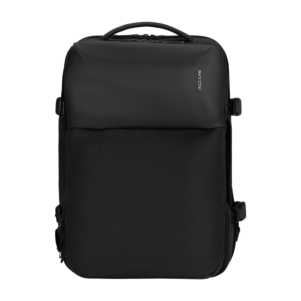 Incase A.R.C. Travel Backpack 38L – Expandable Carry On Luggage, Fits up to 17" Laptop – Butterfly Opening, Quick Access Pocket, Shoe Storage – Airplane Travel Essentials, Weekend Bag – Black