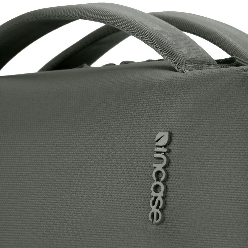 Incase A.R.C. Tech Tote - 14L Laptop Bag and Travel Backpack, Faux Fur Laptop Compartment, Removeable Shoulder Strap, RFID Blocking Tech Pocket, Internal Water Bottle Pocket - Smoked Ivy